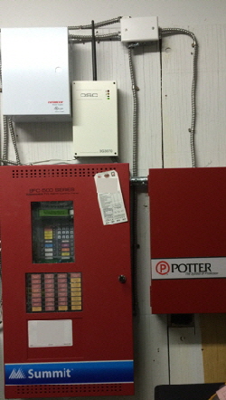 Fire Alarm UDACT Installation c/w Potter PSN-106 Booster Power Supply