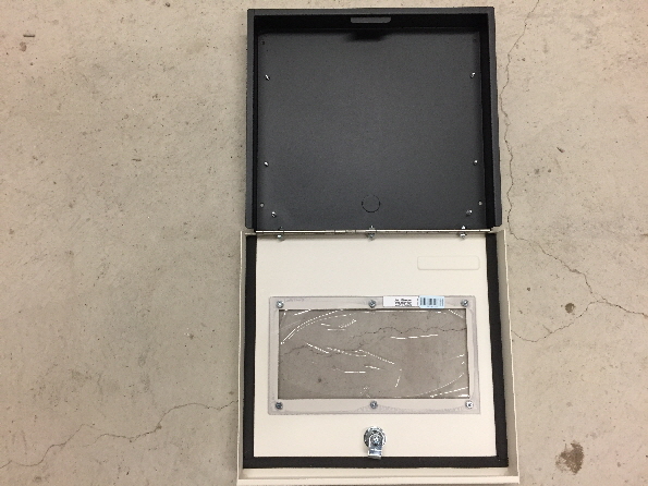 New Mircom BB-1001WP outdoor annunciator enclosure.