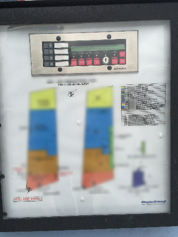 Simplex 4100ES System annunciator (outdoor configuration).