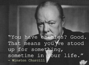 WinstonChurchillEnemiesQuote